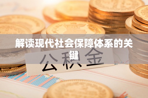 麻涌解读现代社会保障体系的关键